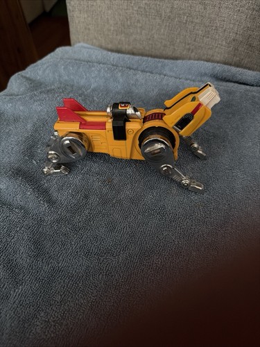 Voltron yellow lion metallo - voltron,