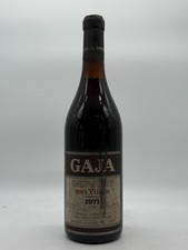 Gaja Barbaresco Sorì Tildin 1971 Etichetta Rovinata