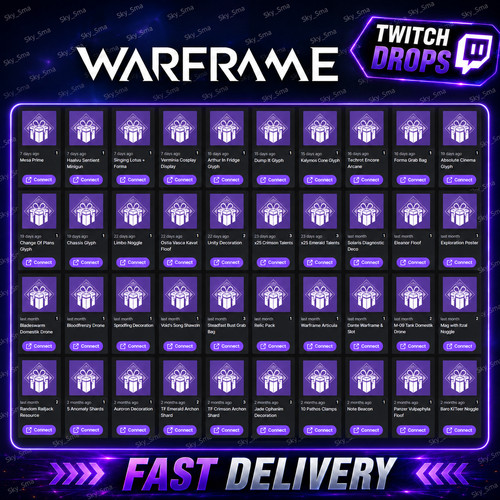 Warframe twitch drops dante - warframe,
