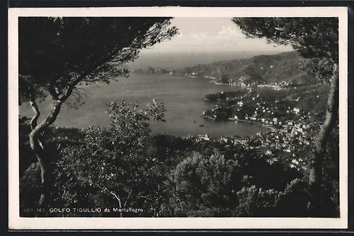 Cartolina montallegro golfo - montallegro, /golfo