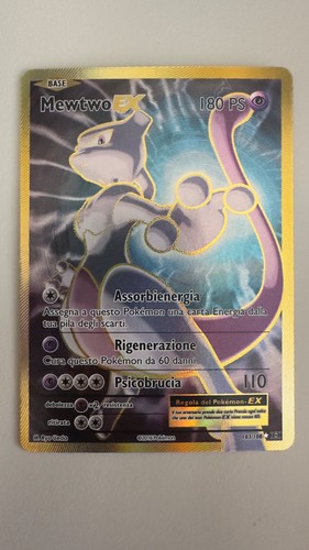 Carta pokemon mewtwo - pokemon, ex