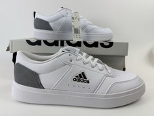 Adidas Park Street White/Grey Low Top Lace Up Tennis Shoes Mens Size 11 - IG9849