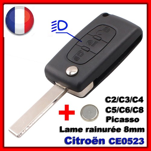 Boîtier coque clé pour - de,
