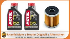 KIT TAGLIANDO YAMAHA XMAX X MAX 300 2017/2021 OLIO MOTUL 10W40 + FILTRO OLIO