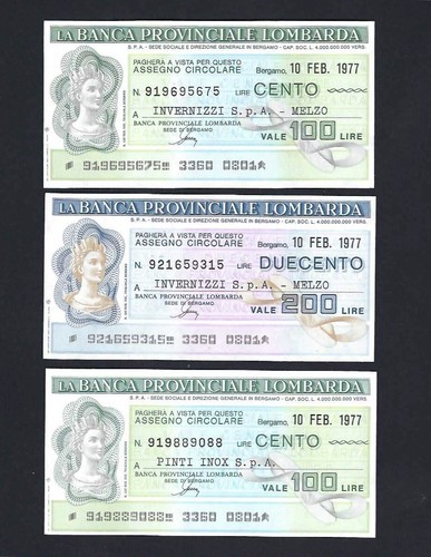 Miniassegni banca provinciale - miniassegni-banca,