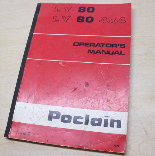 Poclain escavatore - ly,