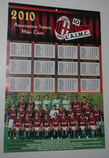 Grande calendario Milan 2010 33x48,5 cm cartoncino
