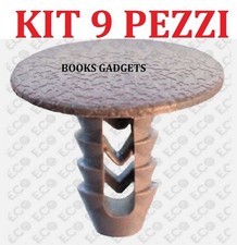 Kit bottoni grigio - 9,