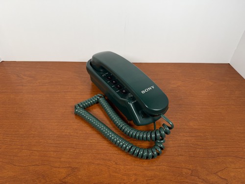 Telefono fisso sony verde con - telefono,