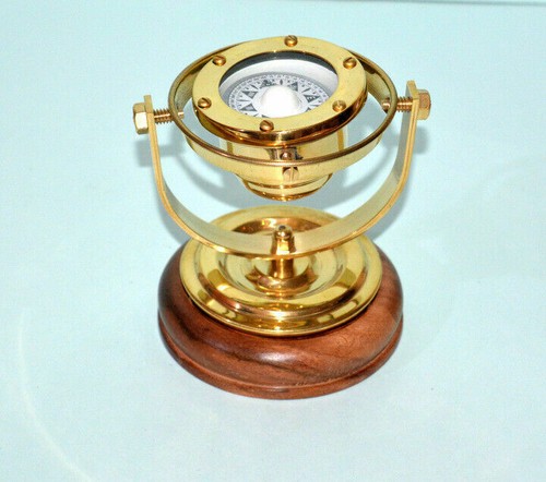 Bussola gimbal vintage - da, 5""