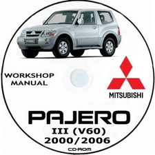 Workshop Manual,manuale officina (ENG) Mitsubishi PAJERO III V60