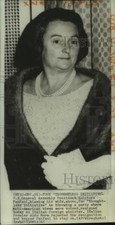 1965 Press Photo Mrs. Amintore