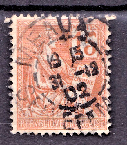 Timbre 1900 france - france, mouchon