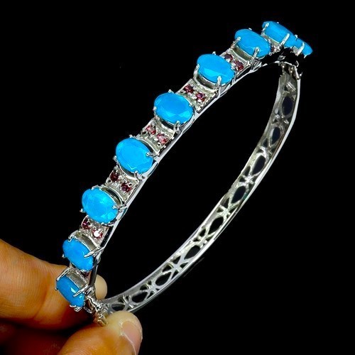 7x4 opale blue - 7x4, mm.