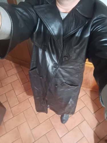 Cappotto pelle lungo - cappotto, in