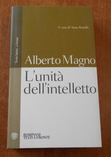 ALBERTO MAGNO L'unità dell'intelletto Bompiani Testo latino a fronte 2015