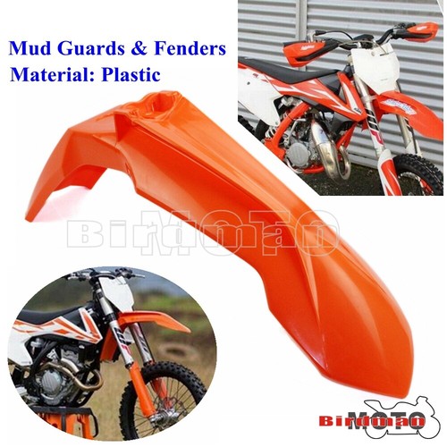 Orange front fender plastic - orange,