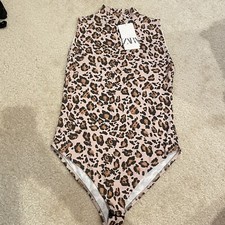 NWT ZARA Leopard Print Stretch