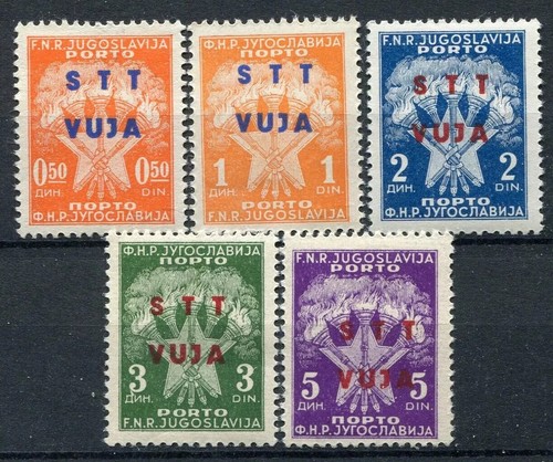 Trieste 1949 1952 segnatasse - trieste, 1949-1952