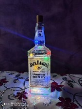 Bottiglia liquore Jack Daniel's illuminata con led