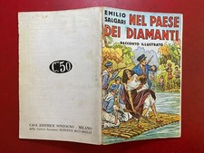 Emilio SALGARI - NEL PAESE DEI DIAMANTI Sonzogno Racconti Avventure n.23 (1935)