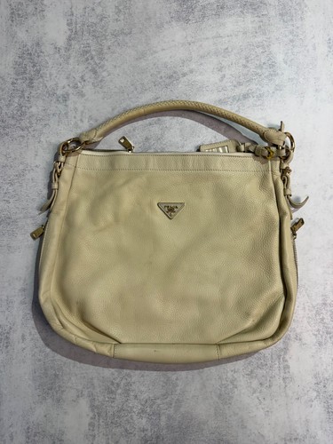 Prada leather daino hobo - prada,
