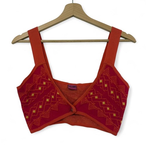 Save the queen top crop - top, rosso