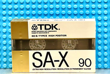 TDK SA-X 90 1987 USA TIPO II NASTRO A CASSETTA VUOTO (1) (SIGILLATO)