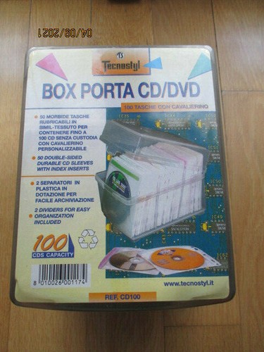 Box porta dvd tecnostyl - porta, cd-dvd