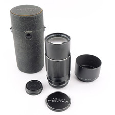 Pentax SMC Takumar 4/200 M42 con cappuccio