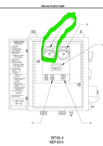Mep 531a military generator - military,