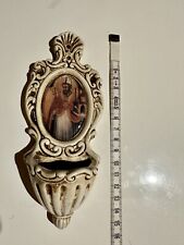 ANTICA ACQUASANTIERA CERAMICA