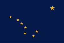 ALASKA (AK) Bandiera di Stato