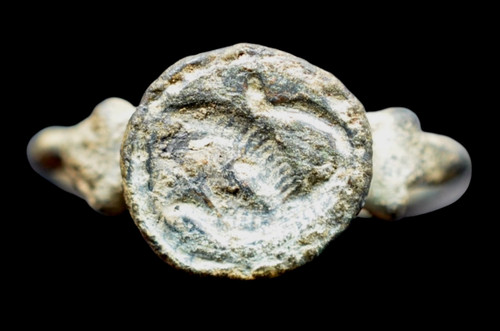 Anello medievale bronzo - in,