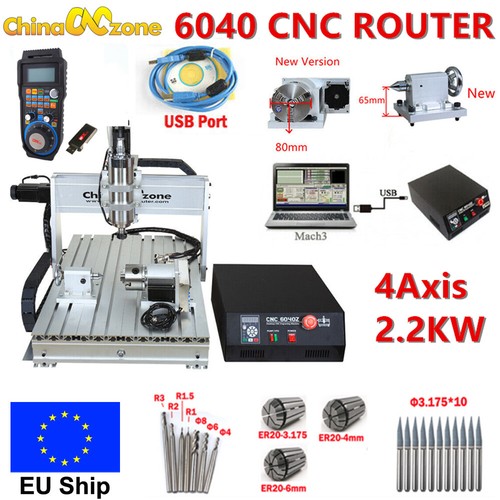 Chinacnczone 2200 cnc 6040 - 6040, 4