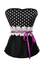 Corsetto Burlesque Pinup Nero