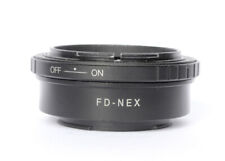 Adattatore fotocamera Sony Nex obiettivo Canon FD