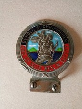 EMBLEMA AUTO ST CHRISTOPHER - SAFETY ENAMEL CAR BADGE