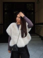 GILET ZARA NUOVO ECRÙ