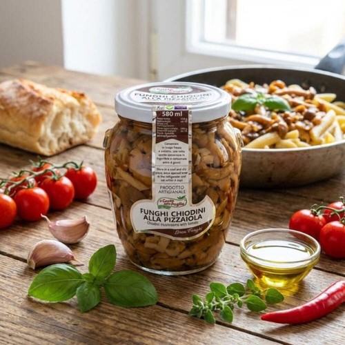 Funghi chiodini alla pizzaiola - chiodini,