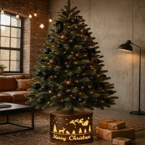 Base albero natale con - albero, di