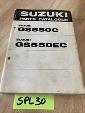 Suzuki GS550 C EC catalogue liste pièces détachées moto GS550C GS550EC