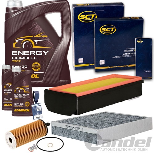 Sct set filtri mannol 30 - sct, 7l