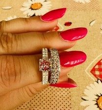 Coppia Di Anelli Swarovski Originali 