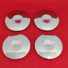AUDI VINTAGE COPRIMOZZI HUBCAP BORCHIE CROMATE RETRO  80 100 50 EPOCA AUTO 90 GT
