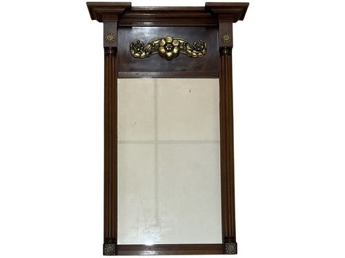 Specchio mogano legno dorato - specchio,