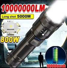 Torcia led militare 5000000lm - torcia,