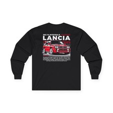 1988–1994 Lancia Delta Integrale Long Sleeve Shirt - Motorsport Long Tee Gift
