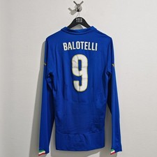 Italy/Italia 2014 L/S home jersey (Balotelli #9) - XL