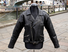 Giubbotto pelle chiodo anni 90